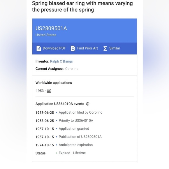 VTG Vendome Pink Beaded Cluster Clip Earrings Pat 280950 AB  Gold Tone 1950s - Picture 10 of 15